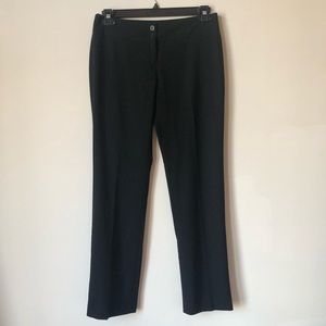 Michael Kors Straight Leg Stretch Black Pants 6/31